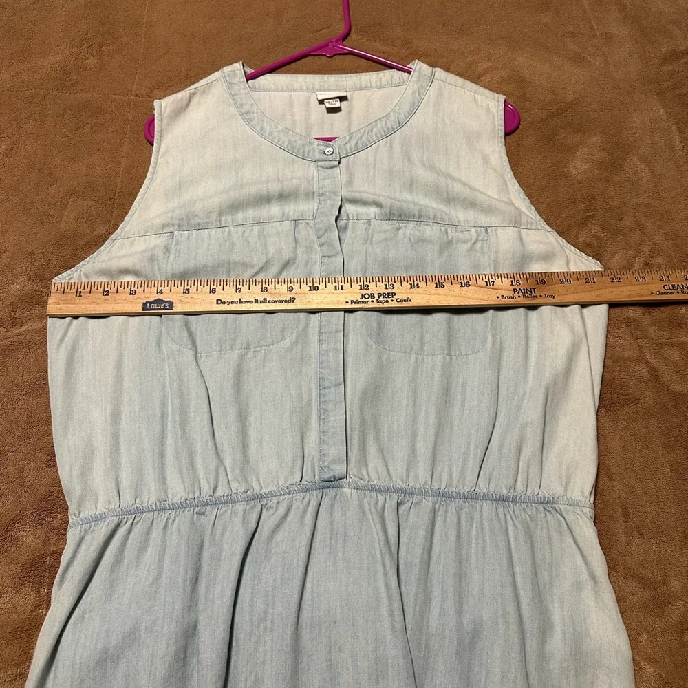 Merona Light Blue Sleeveless Denim‎ Dress - Picture 5 of 6